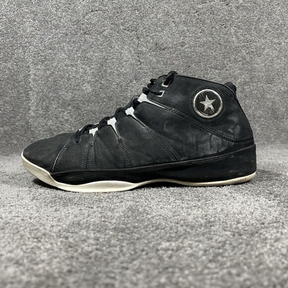Converse Wade Slash 2008 103515 Mens Size 13 Black Hightop Basketball Shoes Used - Picture 5 of 11